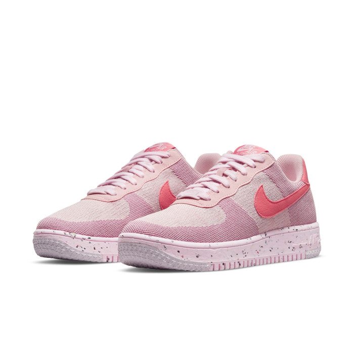 Nike Air Force 1 Low Crater Flyknit Pink (W) - женская сетка размеров Nike Air Force 1 Low Crater Flyknit Pink (W) - женская сетка размеров
