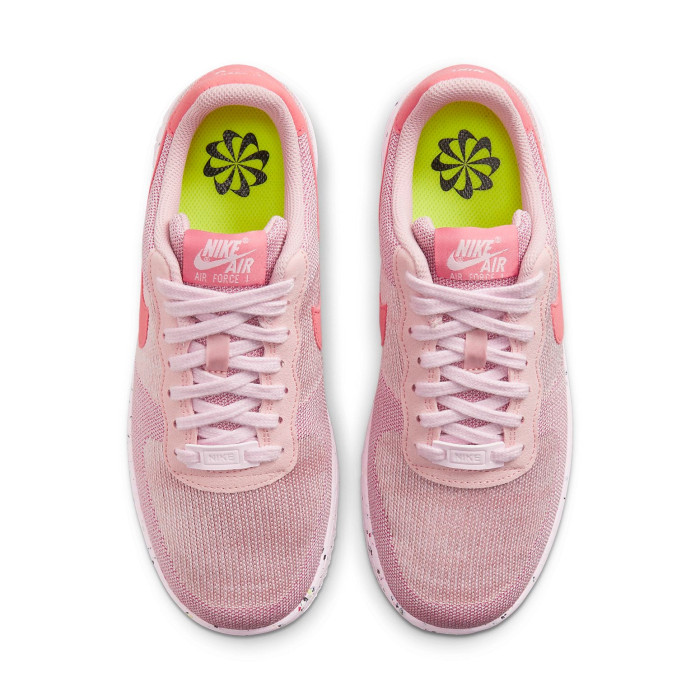 Nike Air Force 1 Low Crater Flyknit Pink (W) - женская сетка размеров Nike Air Force 1 Low Crater Flyknit Pink (W) - женская сетка размеров