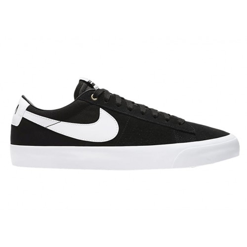 Кроссы Nike SB Zoom Blazer Low Pro GT Black White - мужская сетка размеров