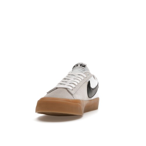 Кроссы Nike SB Zoom Blazer Low Pro GT White Gum - мужская сетка размеров