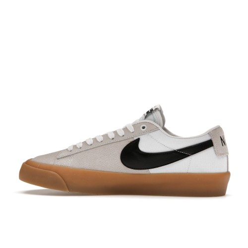 Кроссы Nike SB Zoom Blazer Low Pro GT White Gum - мужская сетка размеров