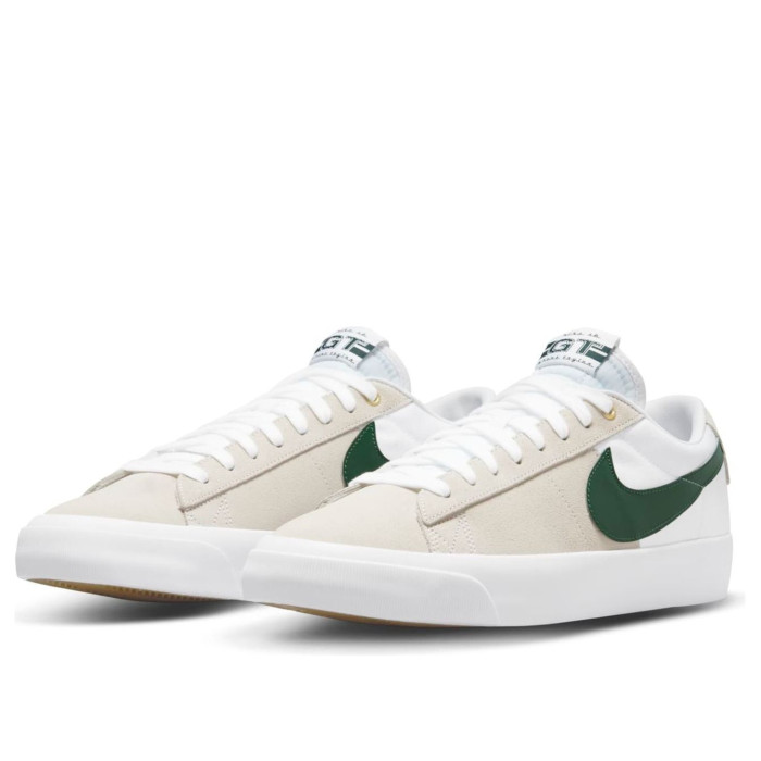 Nike SB Blazer Low GT White Green - мужская сетка размеров Nike SB Blazer Low GT White Green - мужская сетка размеров