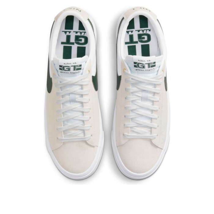 Nike SB Blazer Low GT White Green - мужская сетка размеров Nike SB Blazer Low GT White Green - мужская сетка размеров
