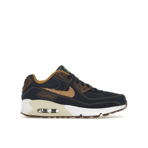 Nike Air Max 90 Obsidian Cork (GS) - подростковая сетка размеров