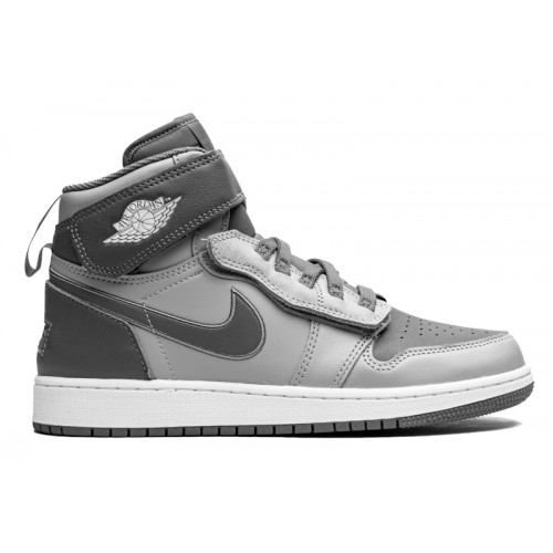 Air Jordan 1 High FlyEase GS Light Smoke Grey - подростковая сетка размеров