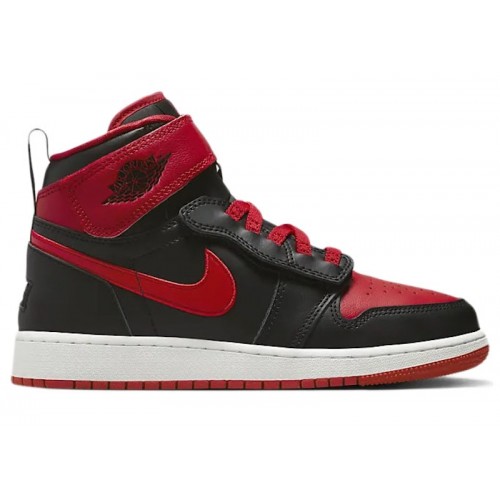 Air Jordan 1 High FlyEase GS Bred - подростковая сетка размеров