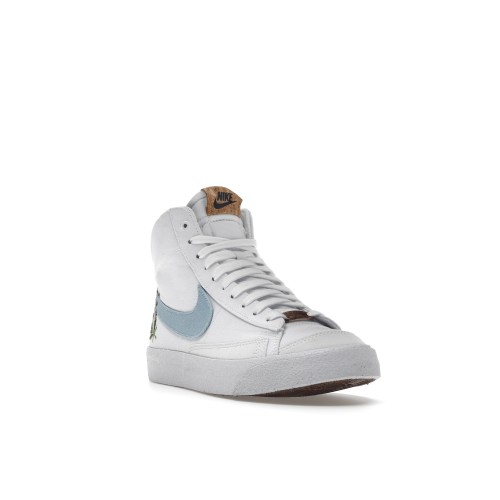 Кроссы Nike Blazer Mid 77 Indigo (GS) - подростковая сетка размеров
