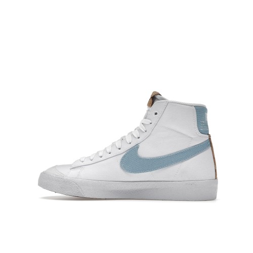 Кроссы Nike Blazer Mid 77 Indigo (GS) - подростковая сетка размеров