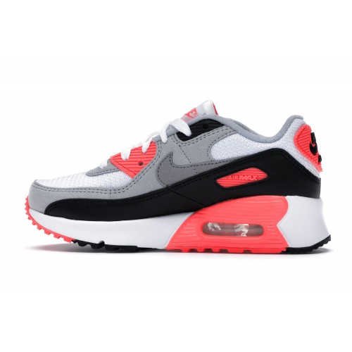 Кроссы Nike Air Max 90 Infrared (2020) (PS) - детская сетка размеров