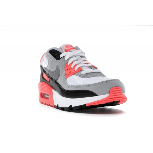 Кроссы Nike Air Max 90 Infrared (2020) (GS) - подростковая сетка размеров