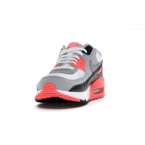 Кроссы Nike Air Max 90 Infrared (2020) (GS) - подростковая сетка размеров