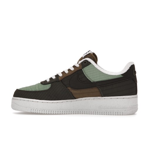 Кроссы Nike Air Force 1 07 LX Low Toasty Oil Green - мужская сетка размеров