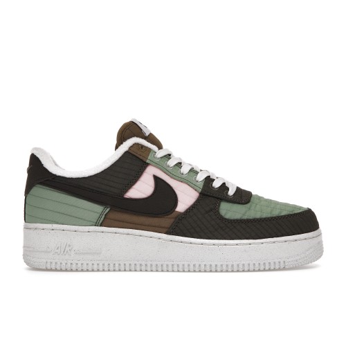 Кроссы Nike Air Force 1 07 LX Low Toasty Oil Green - мужская сетка размеров