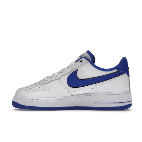 Кроссы Nike Air Force 1 Low 07 LV8 Motocross White Royal Blue Black - мужская сетка размеров