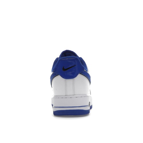 Кроссы Nike Air Force 1 Low 07 LV8 Motocross White Royal Blue Black - мужская сетка размеров