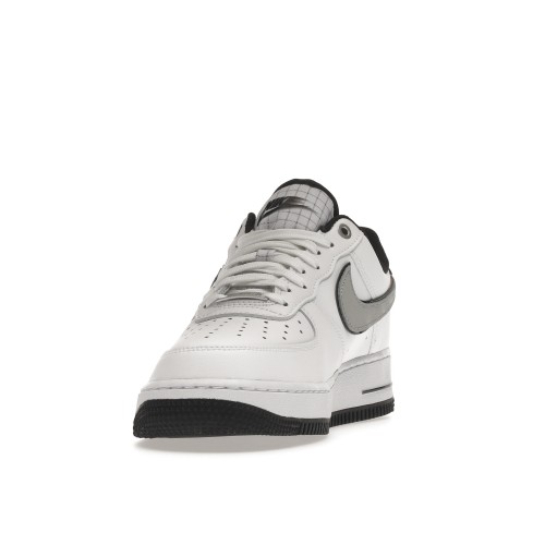 Кроссы Nike Air Force 1 Low 07 LV8 Motocross White Grey Black - мужская сетка размеров