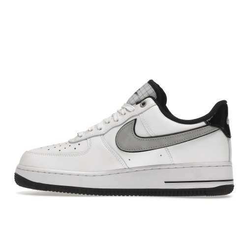 Кроссы Nike Air Force 1 Low 07 LV8 Motocross White Grey Black - мужская сетка размеров