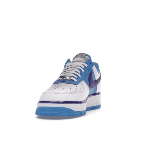 Кроссы Nike Air Force 1 Low 07 LV8 NBA 75th Anniversary Lakers - мужская сетка размеров