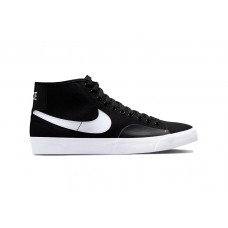 Мужские кроссовки Nike SB Blazer Court Mid Black White