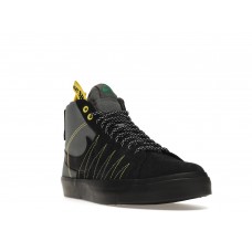 Кроссовки Nike SB Zoom Blazer Mid PRM Acclimate Cool Grey Yellow Strike
