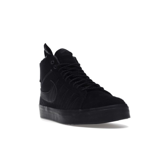 Кроссы Nike SB Zoom Blazer Mid Acclimate Pack Triple Black - мужская сетка размеров