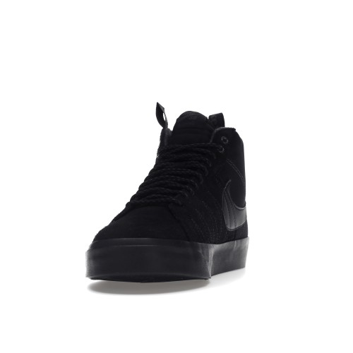 Кроссы Nike SB Zoom Blazer Mid Acclimate Pack Triple Black - мужская сетка размеров