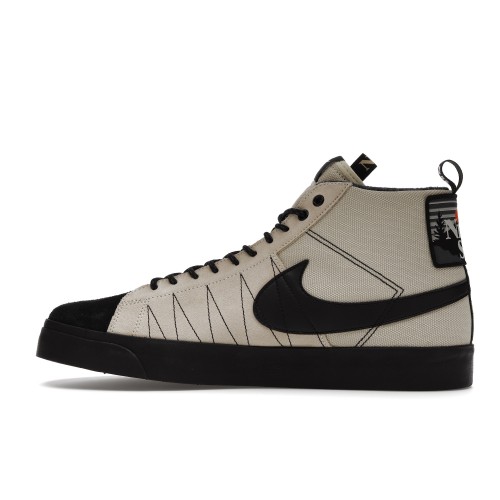 Кроссы Nike SB Zoom Blazer Mid PRM Acclimate Rattan Black - мужская сетка размеров