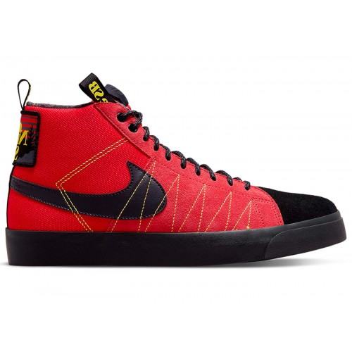 Мужские кроссовки Nike SB Zoom Blazer Mid PRM Acclimate Black Red