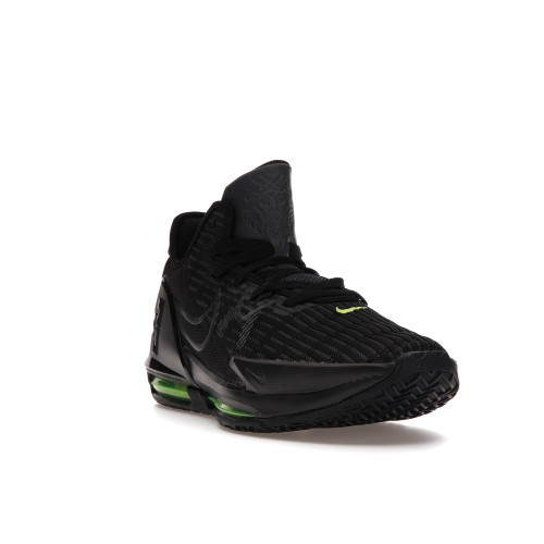 Кроссы Nike LeBron Witness 6 Black Fluorescent Yellow - мужская сетка размеров