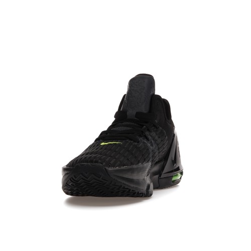 Кроссы Nike LeBron Witness 6 Black Fluorescent Yellow - мужская сетка размеров