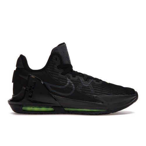 Кроссы Nike LeBron Witness 6 Black Fluorescent Yellow - мужская сетка размеров