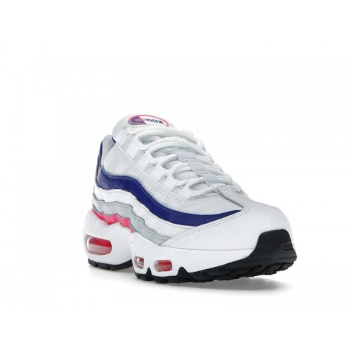 Nike Wmns Air Max 95 White Hyper Pink - женская сетка размеров