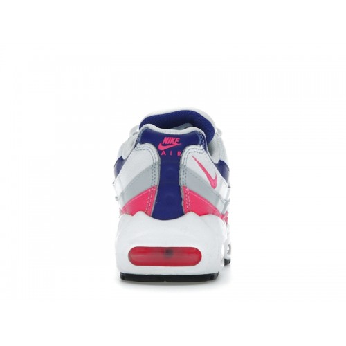 Nike Wmns Air Max 95 White Hyper Pink - женская сетка размеров