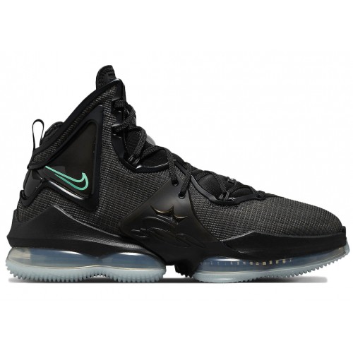 Кроссы Nike LeBron 19 Black Aqua - мужская сетка размеров