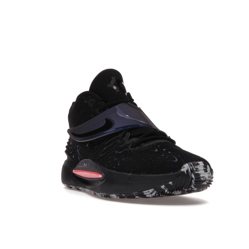 Кроссы Nike KD 14 Seasonal Black Laser Crimson - мужская сетка размеров