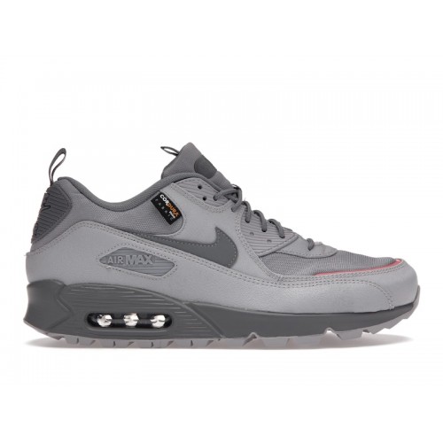 Кроссы Nike Air Max 90 Surplus Wolf Grey Pink Salt - мужская сетка размеров