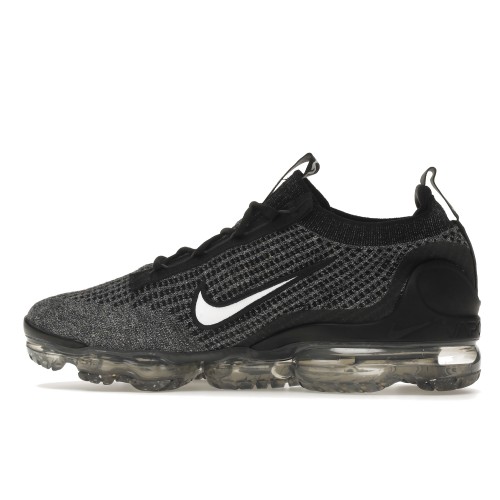 Кроссы Nike Air VaporMax 2021 FK Black White Anthracite - мужская сетка размеров