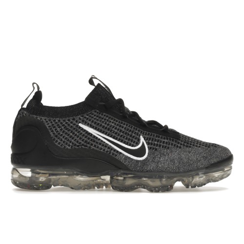 Кроссы Nike Air VaporMax 2021 FK Black White Anthracite - мужская сетка размеров