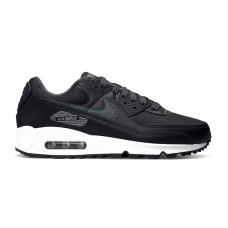 Женские Nike Air Max 90 Black Metallic Silver (W)