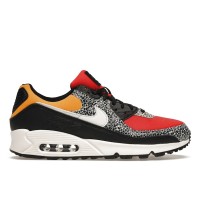 Женские кроссовки Nike Air Max 90 SE Safari Chile Red Pollen (W)