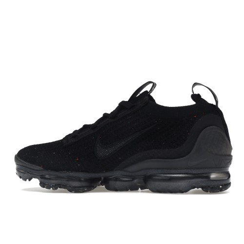 Кроссы Nike Air VaporMax 2021 FK Triple Black (W) - женская сетка размеров