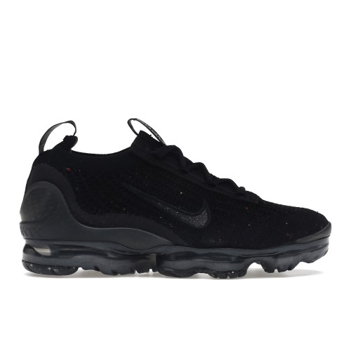 Кроссы Nike Air VaporMax 2021 FK Triple Black (W) - женская сетка размеров
