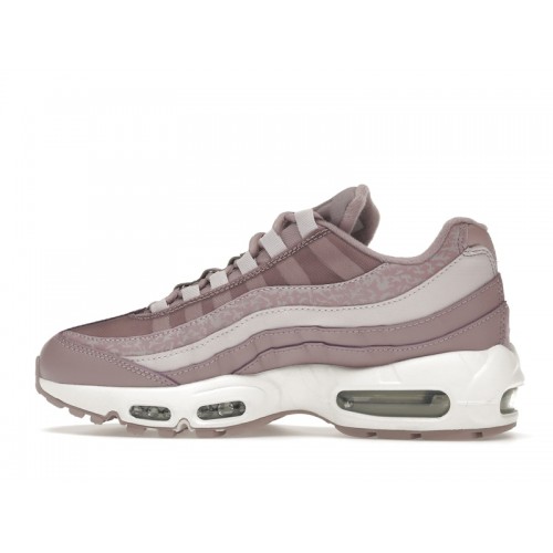 Кроссы Nike Air Max 95 Plum Fog (W) - женская сетка размеров