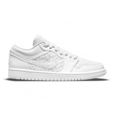 Женские Jordan 1 Retro Low Breathe Triple White (W)