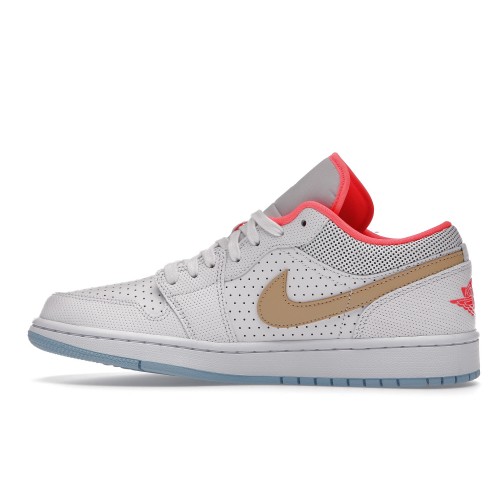 Кроссы Jordan 1 Low SE White Sesame (W) - Женская сетка размеров