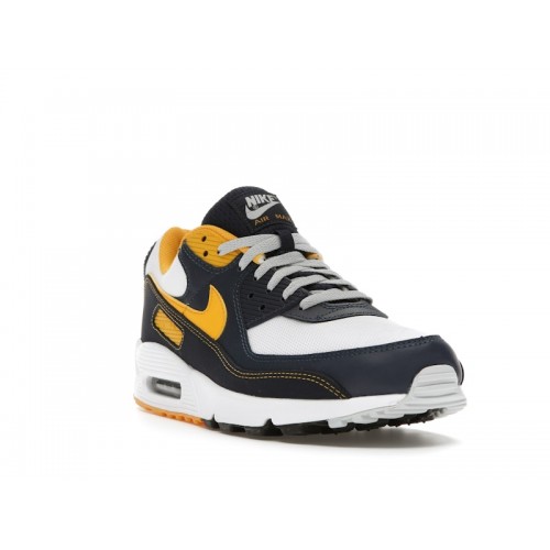 Кроссы Nike Air Max 90 Michigan Navy - мужская сетка размеров