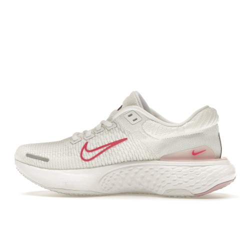 Кроссы Nike ZoomX Invincible Run Flyknit 2 White Light Arctic Pink (W) - женская сетка размеров