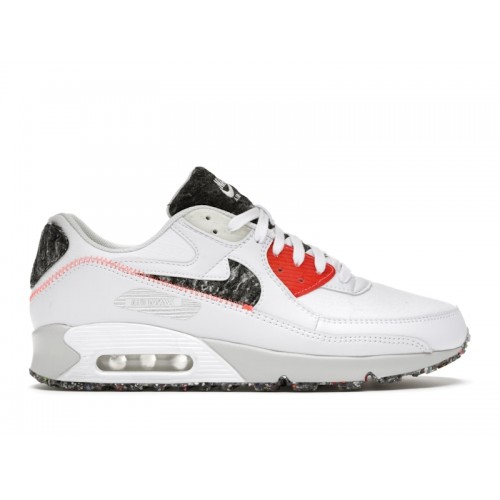 Кроссы Nike Air Max 90 M2Z2 White Red - мужская сетка размеров