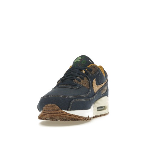 Кроссы Nike Air Max 90 Obsidian Cork - мужская сетка размеров