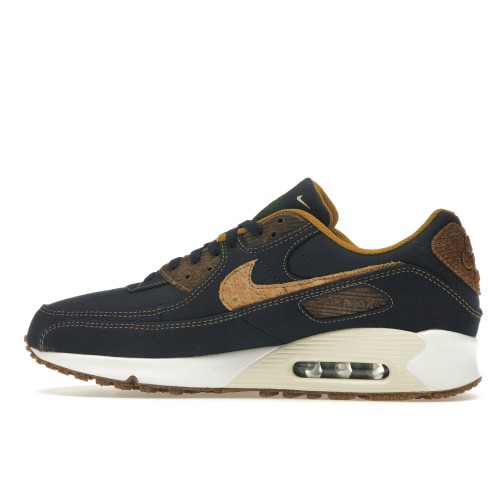 Кроссы Nike Air Max 90 Obsidian Cork - мужская сетка размеров